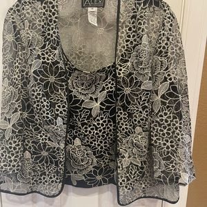 Alex Evenings 2 piece jacket. Never been worn.